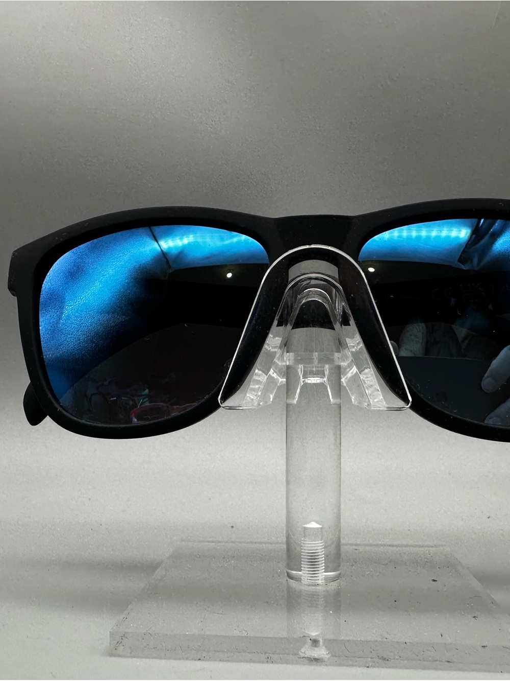 Goodr Mick and Keith's Midnight Ramble Sunglasses Black Blue Mirrored Polarized